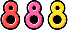 8 8 8