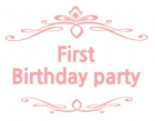 티아라장식과 First Birthday Party