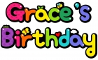 Grace＇s Birthday
