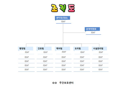 조직도 미리보기