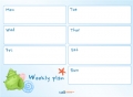 주간생활계획표_주간계획표(조개) 미리보기 이미지