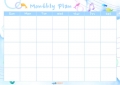 월간생활계획표_월간계획표(물고기) 미리보기 이미지