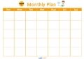 월간생활계획표_월간계획표(태양과아이) 미리보기 이미지
